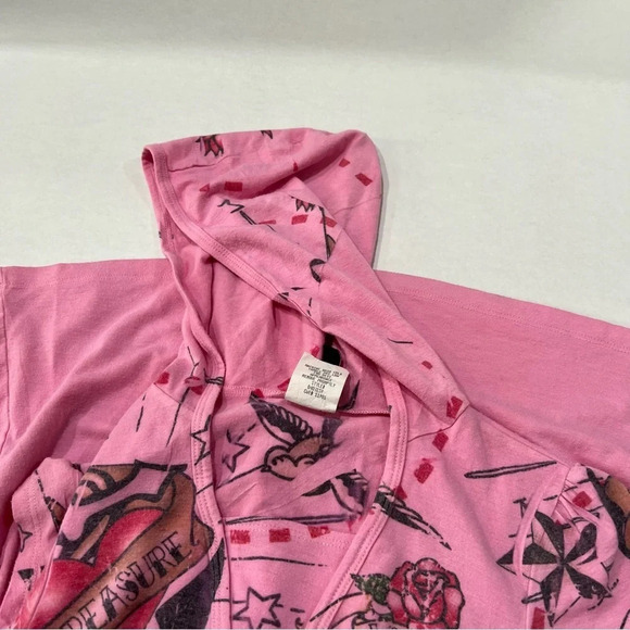 Lily Bleu girls Pink shirt with a hood size Large - Picture 5 of 11